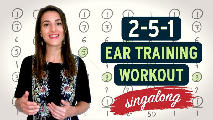 2-5-1 ear training workout