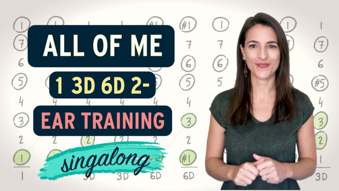 Ear training with All of Me