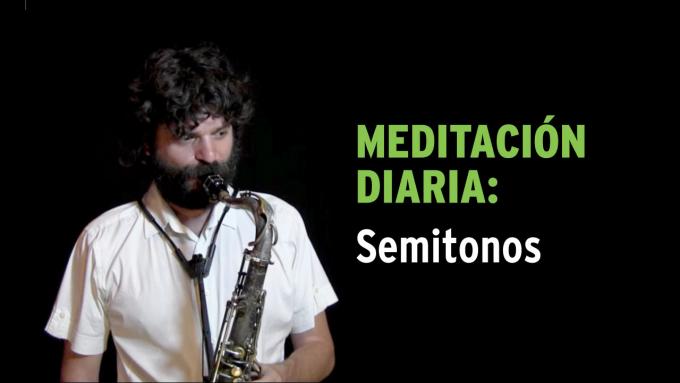 Meditación diaria IFR con semitonos para saxo tenor