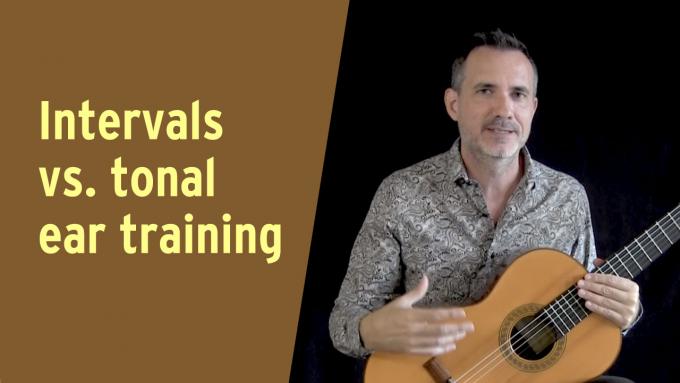 Intervals vs. tonal ear training