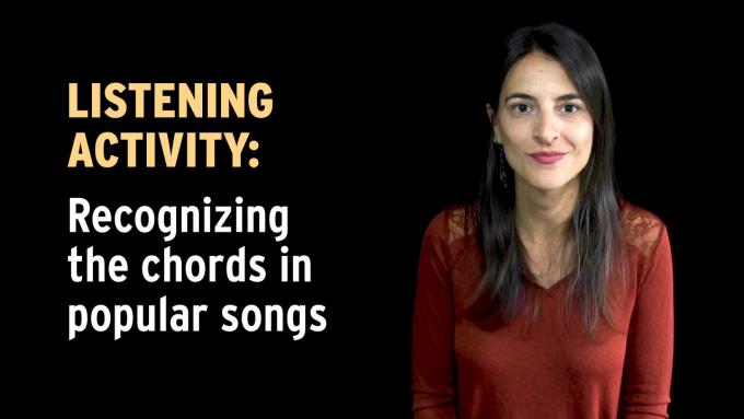 Listening activity: Recognizing the chords in popular songs