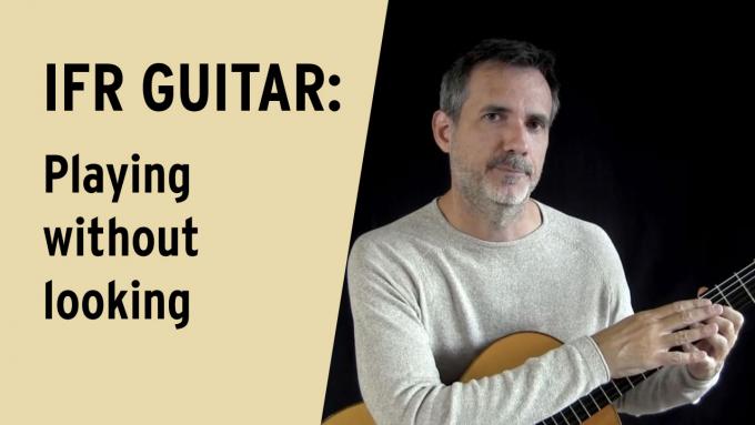 Learn to play without looking at the fretboard
