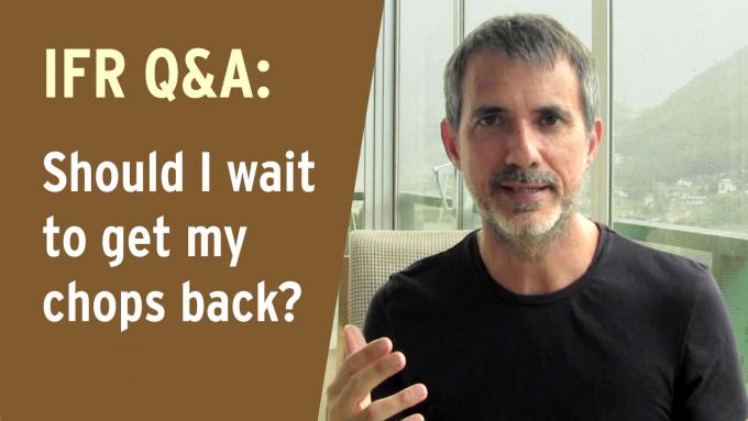 Q&A - Should I wait to get my chops back?