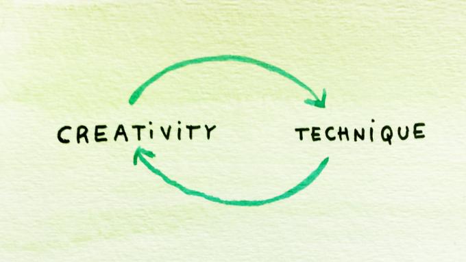 The relationship between technique and creativity